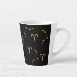 Caneca De Café Latte Astrologisches Sternzeichen Widder -