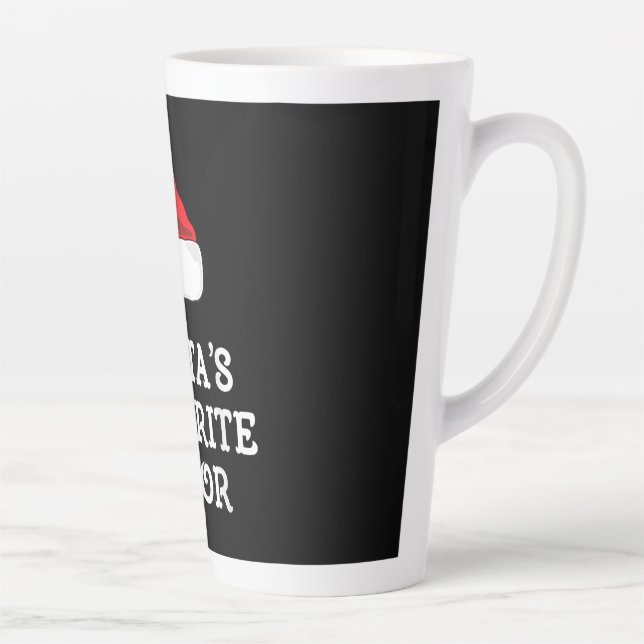 Caneca De Café Latte Atriz de Natal do Ator Favorito Santas (Direita)