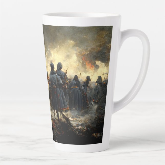 Caneca De Café Latte Attack the place (Direita)