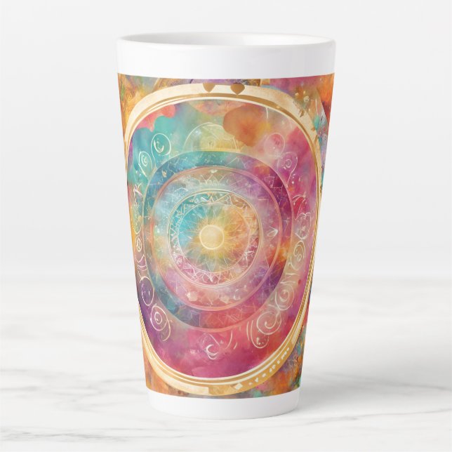 Caneca De Café Latte Autoamor e empoderamento (Frente)