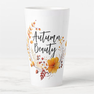 Caneca De Café Latte Autumn Beauty