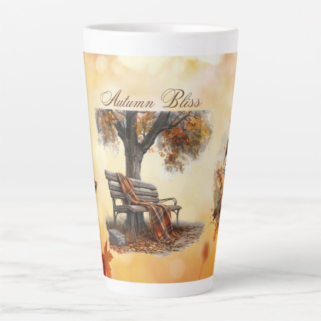 Caneca De Café Latte Autumn Bliss (Frente)