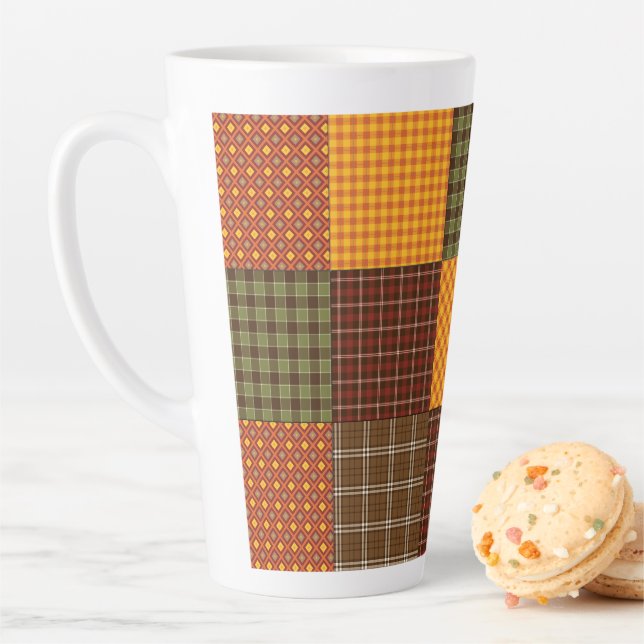Caneca De Café Latte Autumn Comfort Quilt (In Situ)