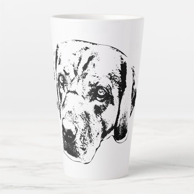 Caneca De Café Latte Autumn Gaze, Leyal Heart (Frente)