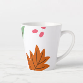 Caneca De Café Latte Autumn Leaf Fall