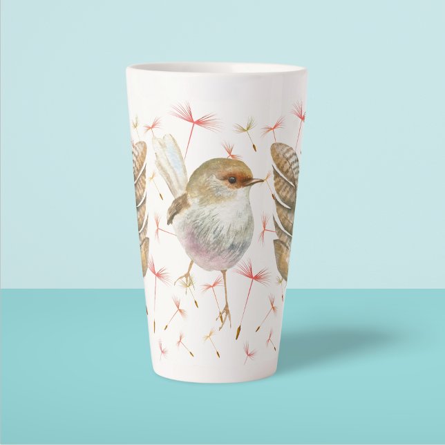 Caneca De Café Latte Ave e Dandelion Seeds Latg (Criador carregado)
