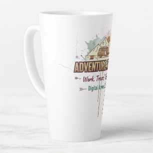 Caneca De Café Latte Aventura Espera 