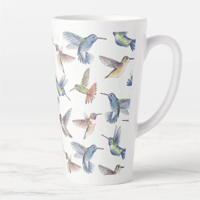 Caneca De Café Latte Aves (Direita)
