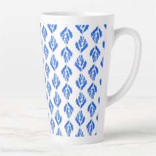Caneca De Café Latte Azul mediterrâneo