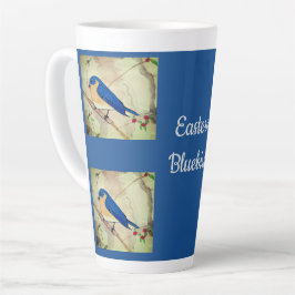 Caneca De Café Latte Azulinho-oriental