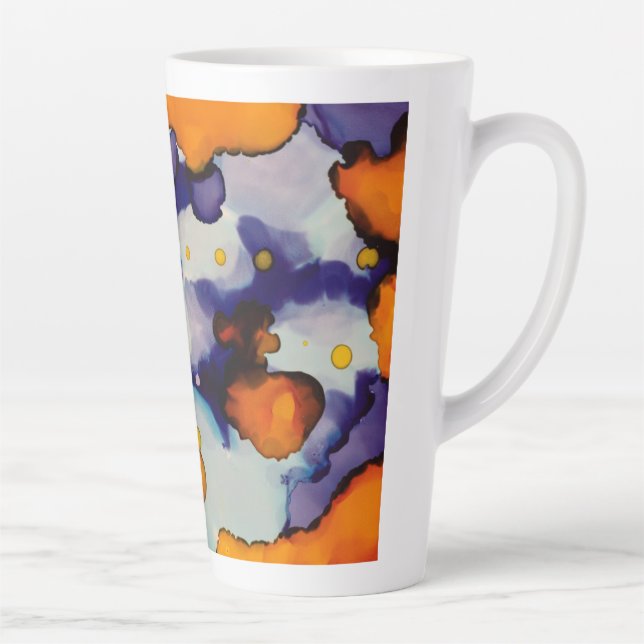 Caneca De Café Latte Azure Pumpkin (Direita)