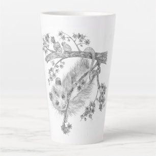 Caneca De Café Latte Baby Ogambm na árvore