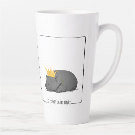 Caneca De Café Latte Baby Pygmy Hippo - Latte Mug