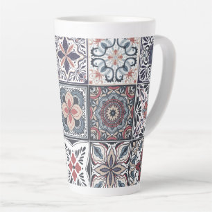 Caneca De Café Latte Backplasias de Wallpaper/azulejos inspirados por T