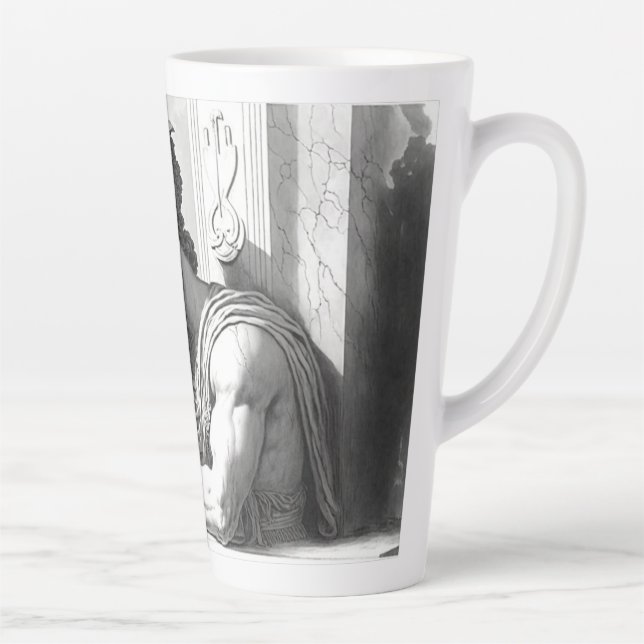 Caneca De Café Latte Bad Sign (Direita)