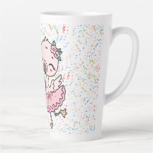 Bailarina de Flamingo Rosa Fofa