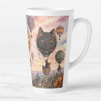 Caneca De Café Latte Balão de Ar Quente Fantasia de Halloween Caprichos
