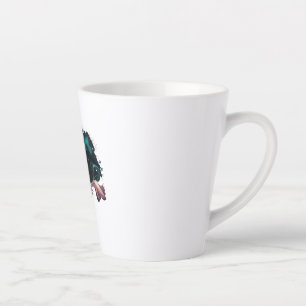 Caneca De Café Latte Balé Chihuahua Ballerina dança