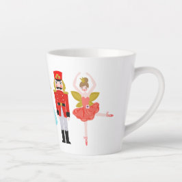 Caneca De Café Latte Balé Nutcracker Caracteriza Mug Café Natal