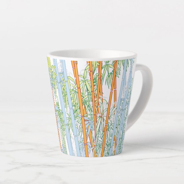 Caneca De Café Latte Bambu 3 (Ângulo direito)