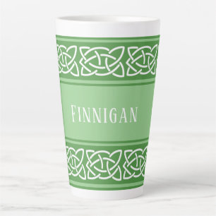 Caneca De Café Latte Banda Celtic Knots Personalizada