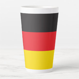 Caneca De Café Latte bandeira alemã