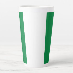 Caneca De Café Latte Bandeira da Nigéria