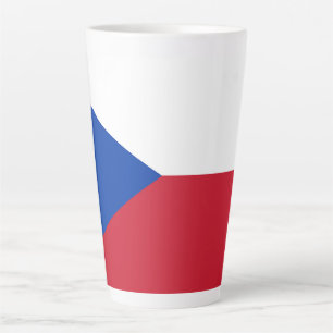 Caneca De Café Latte Bandeira da República Checa