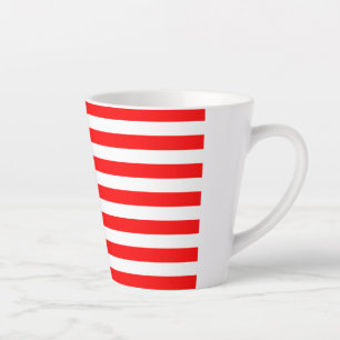 Caneca De Café Latte Bandeira dos EUA Totalmente Impressa Pequena