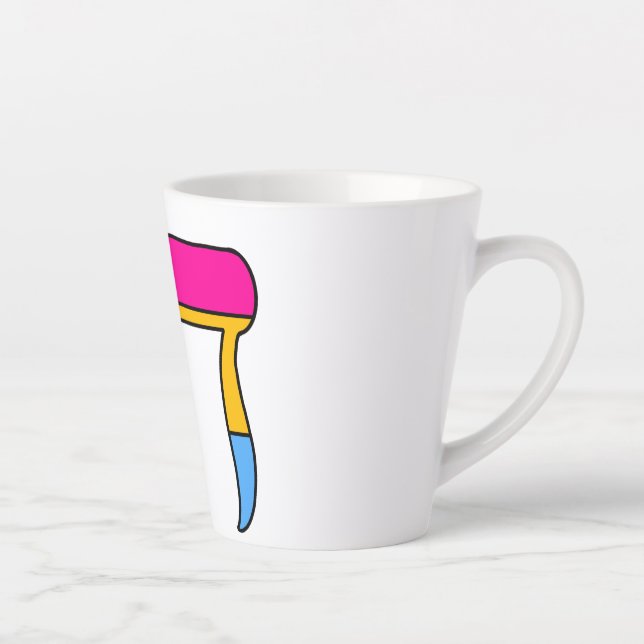 Caneca De Café Latte Bandeira Pan Orgulho Chai (Direita)