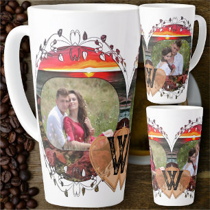 Caneca De Café Latte Banderas do amor Sunset 914