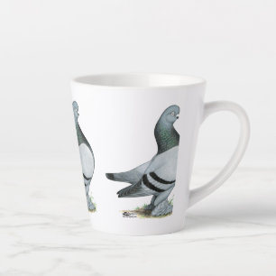 Caneca De Café Latte Bar Azul Berliner Tumbler Pigeon