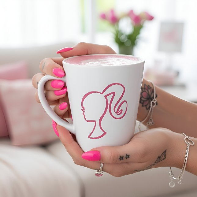 Caneca De Café Latte Barb Latte Mug (Criador carregado)