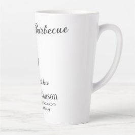 Caneca De Café Latte Barbecue restaurante cozinha social media site n