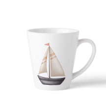 Barco à Vela Marrom e Nome