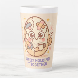 Caneca De Café Latte Barely Holding It Together