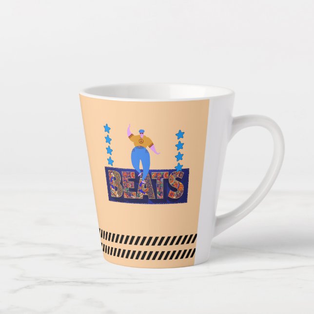 Caneca De Café Latte Batidas (Direita)