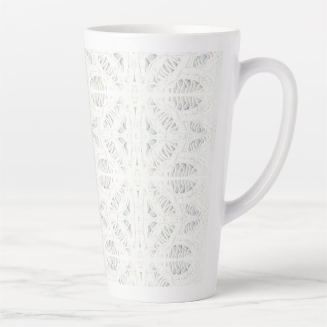 Caneca De Café Latte BATTENBURG LACE Tall Latch (Direita)