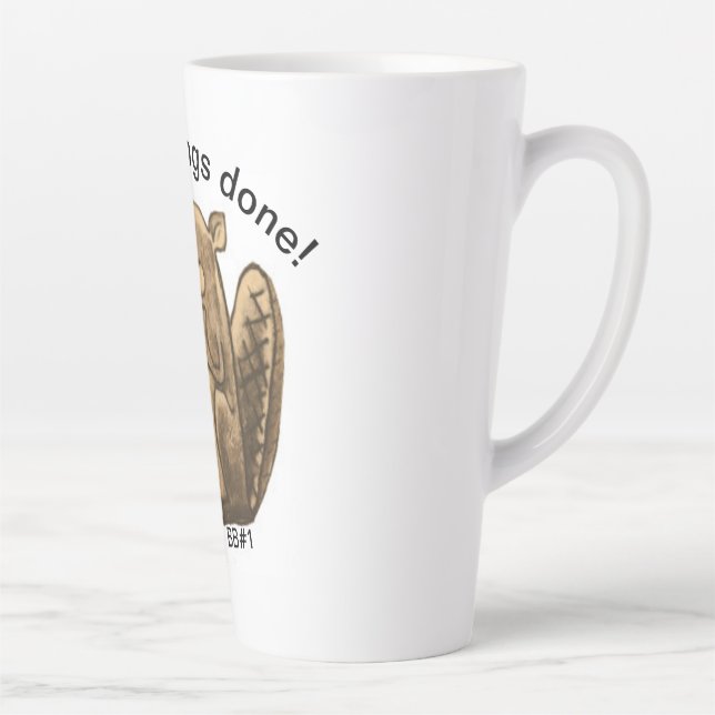 Caneca De Café Latte BB #1 Latte Mug (Direita)