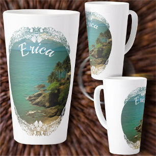 Caneca De Café Latte Beach Dream 0026