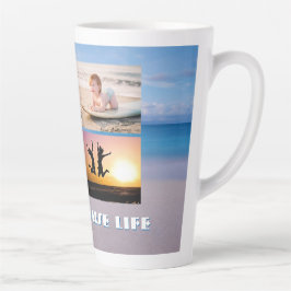 Caneca De Café Latte Beach House Life Multi-photo