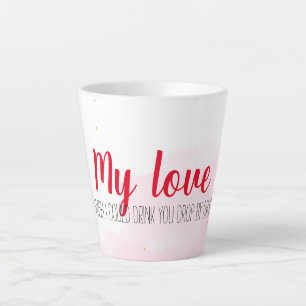 Caneca De Café Latte Beba meu amor