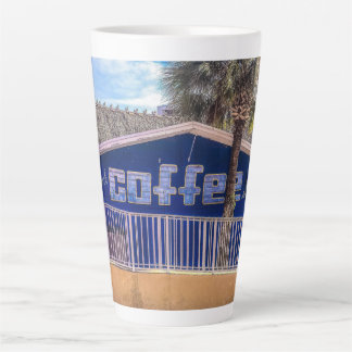 Caneca De Café Latte Beba o sono de CAFÉ mais tarde