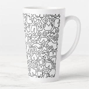 Caneca De Café Latte Bebê feminista engraçado