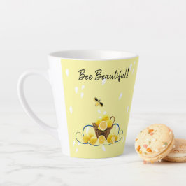Caneca De Café Latte Bebê linda latte mug