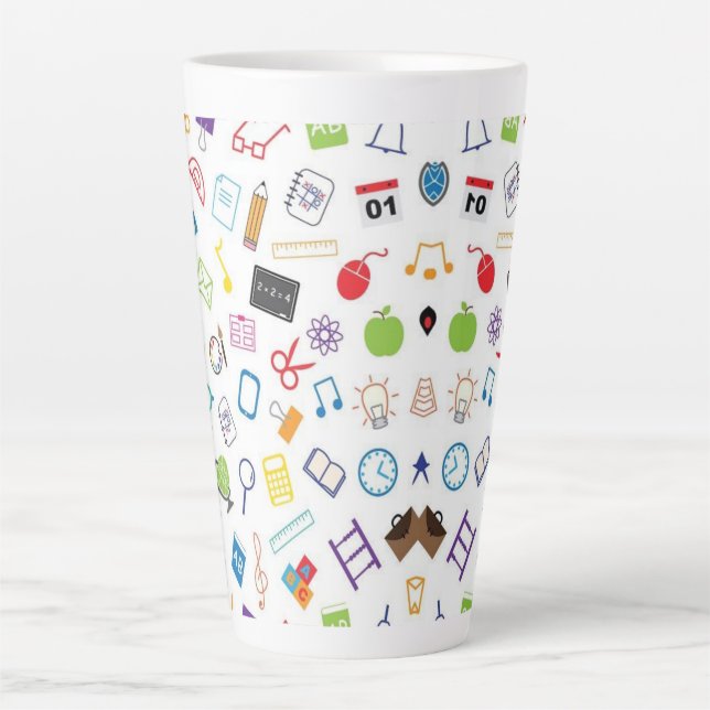 Caneca De Café Latte Beber para amar (Frente)