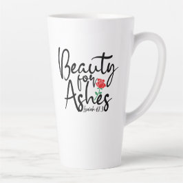 Caneca De Café Latte Beleza para Ashes Large Latte Mug 17 oz.