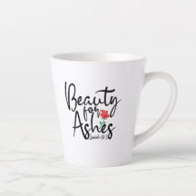 "Beleza para Ashes" - Pequena Lata Mug 12 oz.