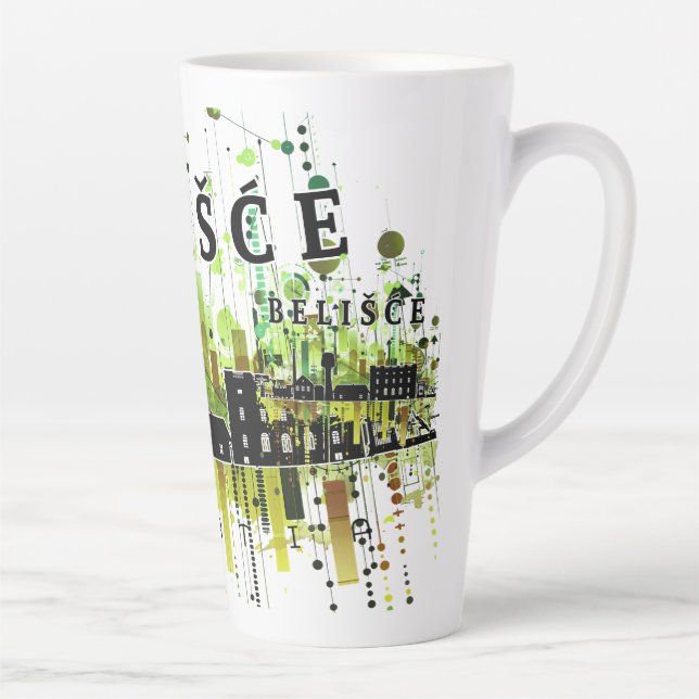 Caneca De Café Latte Belišće Croácia (Direita)