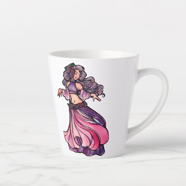 Caneca De Café Latte Belly Dancer Goddese (Direita)